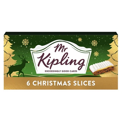Picture of MR KIPLING CHRISTMAS CAKE SLICES 225GR
